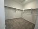 Spacious walk-in closet with carpet flooring and ample shelving for storage at 25318 W Bowker St, Buckeye, AZ 85326