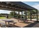 Modern pergola with picnic tables and benches at 26111 N 23Rd Ave, Phoenix, AZ 85085