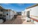 Backyard with a paved pathway at 288 Diamond Dr, Apache Junction, AZ 85119