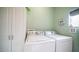 Bright laundry room with washer and dryer at 288 Diamond Dr, Apache Junction, AZ 85119