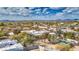 Aerial view of a single-story home with pool, RV parking, and mountain views at 29619 N 60Th St, Cave Creek, AZ 85331