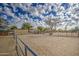 Photo depicts a fenced-in corral area, perfect for horses at 29619 N 60Th St, Cave Creek, AZ 85331