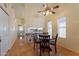 Dining area with table and chairs, open to kitchen at 3344 E Crescent Ave, Mesa, AZ 85204