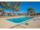 Community pool with ample deck space at 3344 E Crescent Ave, Mesa, AZ 85204