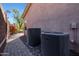 Rear yard pathway with two new HVAC units at 41019 N Congressional Dr, Anthem, AZ 85086