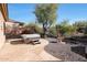 Relaxing hot tub area with flagstone patio at 41019 N Congressional Dr, Anthem, AZ 85086