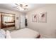 Cozy bedroom with a double bed and mirrored closet at 4140 N 81St St, Scottsdale, AZ 85251