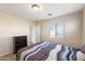 Bedroom with a double bed and dresser at 45583 W Sheridan Rd, Maricopa, AZ 85139