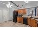 Open kitchen featuring granite countertops and a modern sink at 5448 W Shaw Butte Dr, Glendale, AZ 85304