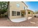 Exterior view featuring a covered patio, stucco, neutral paint and a low maintenance yard at 60 W Beechnut Pl, Chandler, AZ 85248