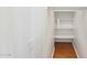 Small closet featuring white walls and shelving at 60 W Beechnut Pl, Chandler, AZ 85248