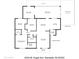 Floor plan of a 3 bedroom home with bonus room, Arizona room, and covered carport at 6334 W Vogel Ave, Glendale, AZ 85302