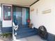 Steps leading to the home's entrance, decorated with potted plants at 8600 E Broadway Rd # 43, Mesa, AZ 85208