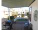 Covered patio with grill and seating area, overlooking the community at 8600 E Broadway Rd # 43, Mesa, AZ 85208