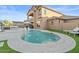 Resort-style pool with spacious patio and lounge chairs, perfect for entertaining at 904 E Hampton Ln, Gilbert, AZ 85295