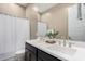 Clean bathroom with double vanity and shower at 10488 W Deanna Dr, Peoria, AZ 85382