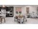 Kitchen with breakfast nook and modern design at 10488 W Deanna Dr, Peoria, AZ 85382
