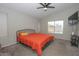 Large bedroom with a comfortable bed and view at 13558 W Saguaro Ln, Surprise, AZ 85374