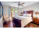 Guest bedroom with a queen bed and neutral color scheme at 13801 N 57Th St, Scottsdale, AZ 85254
