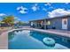 Stunning pool with a patio and a floating raft at 13801 N 57Th St, Scottsdale, AZ 85254