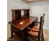 Charming study with a classic wooden desk and chair at 13801 N 57Th St, Scottsdale, AZ 85254