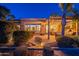 Outdoor patio with seating area, pergola, and built-in grill at 1401 E Sweet Citrus Dr, Queen Creek, AZ 85140