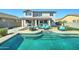 Stunning pool and patio area perfect for outdoor entertaining and relaxation at 14877 N 145Th Dr, Surprise, AZ 85379