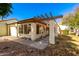 Inviting exterior with pergola and landscaped yard at 178 Leisure World --, Mesa, AZ 85206