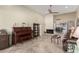 Spacious living room with fireplace and tile floors at 178 Leisure World --, Mesa, AZ 85206