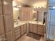 Double vanity bathroom with lots of cabinet space at 2101 S Meridian Rd # 39, Apache Junction, AZ 85120