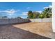 Large backyard with dirt and block wall at 2336 N 28Th Pl, Phoenix, AZ 85008