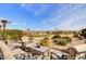 Spacious patio furniture with a golf course view at 25615 N Bolero Bnd # 2, Rio Verde, AZ 85263