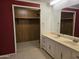 Bathroom with double vanity and a separate shower at 2650 W Union Hills Dr # 33, Phoenix, AZ 85027