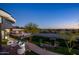 Luxury backyard oasis featuring a modern patio and putting green at 3282 E Palo Verde Dr, Paradise Valley, AZ 85253