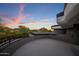 Spacious balcony overlooking scenic mountain views and city lights at 3282 E Palo Verde Dr, Paradise Valley, AZ 85253
