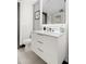 Modern bathroom with floating vanity and shower at 3282 E Palo Verde Dr, Paradise Valley, AZ 85253