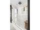 Modern marble bathroom with a large walk-in shower at 3282 E Palo Verde Dr, Paradise Valley, AZ 85253