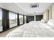 Bright bedroom with two beds and floor to ceiling windows at 3282 E Palo Verde Dr, Paradise Valley, AZ 85253