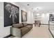 Game room features a foosball table and large animal artwork at 3282 E Palo Verde Dr, Paradise Valley, AZ 85253