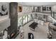 Expansive living area with a fireplace and bar at 3282 E Palo Verde Dr, Paradise Valley, AZ 85253