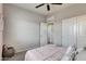 Spacious bedroom with double doors leading to another room at 5087 E Umber Rd, San Tan Valley, AZ 85143