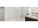 Clean bathroom with shower stall and built-in shelving at 5111 E Umber Rd, San Tan Valley, AZ 85143