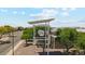 Aerial view of community sign for Copper Basin at 5111 E Umber Rd, San Tan Valley, AZ 85143