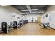 Fitness room with strength training equipment and wood floors at 5152 E Umber Rd, San Tan Valley, AZ 85143