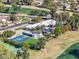 Luxury property featuring a pool, sports court, and putting green at 5817 E Leith Ln, Scottsdale, AZ 85254