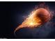 A fiery basketball graphic at 5817 E Leith Ln, Scottsdale, AZ 85254