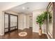 Bright and spacious entryway with tile floors at 5817 E Leith Ln, Scottsdale, AZ 85254
