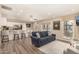 Game room with kitchenette and comfortable seating at 5817 E Leith Ln, Scottsdale, AZ 85254