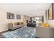 Gathering room features comfortable seating and a view of the backyard at 5817 E Leith Ln, Scottsdale, AZ 85254