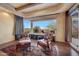 Cozy sitting area with stunning mountain views at 6520 E El Sendero Rd, Carefree, AZ 85377